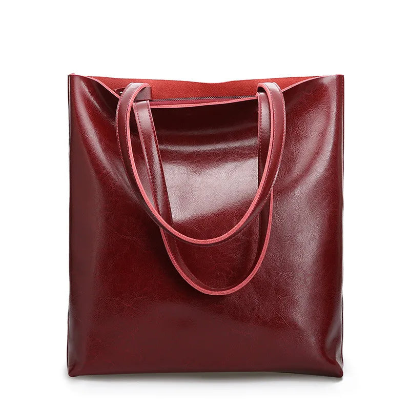 Skórzana torba shopper