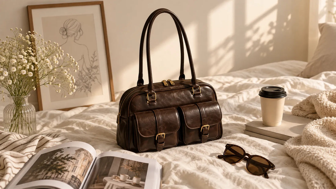 Torebka vintage, retro czy w stylu vintage? Sprawdź różnice i zobacz, jak łączyć takie modele z jeansem, garniturem, dzianiną, sukienką i płaszczem.