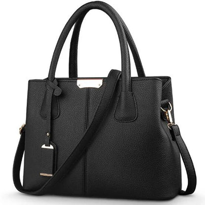 Elegancka prostokątna torba do ręki z paskiem