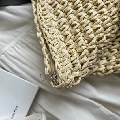 Torba plażowa shopper ratanowa