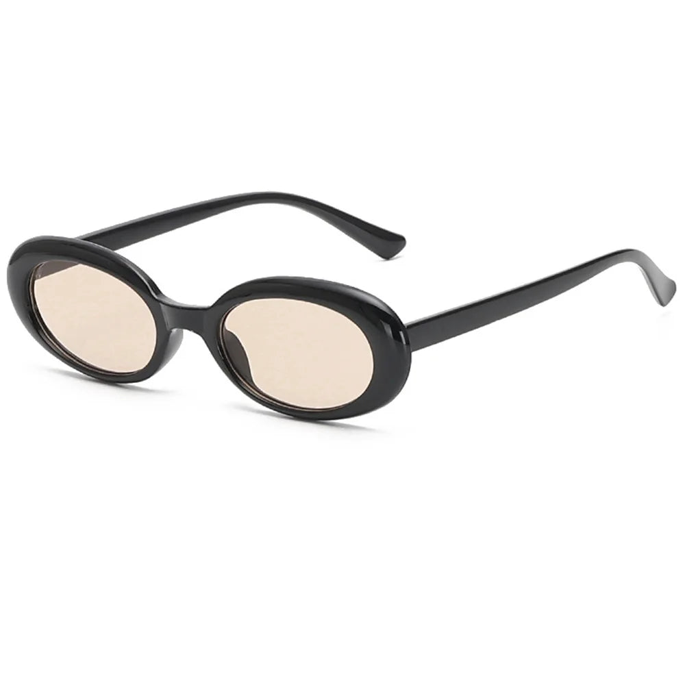 Owalne okulary przeciwsłoneczne w stylu retro