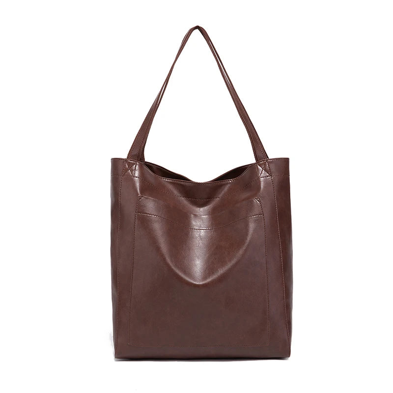 Torba typu shopper z zewnętrzną kieszenią