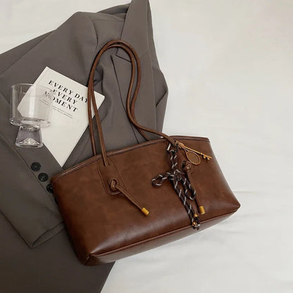 Skórzana torebka typu shopper