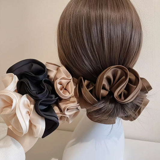 Satynowa scrunchie