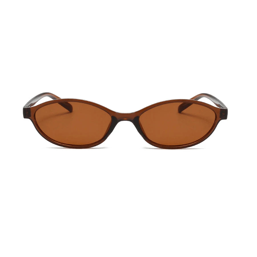 Owalne okulary  przeciwsłoneczne vintage