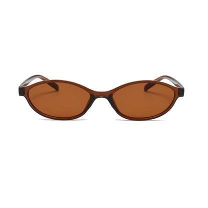 Owalne okulary  przeciwsłoneczne vintage