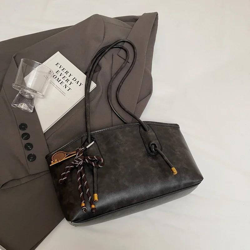 Skórzana torebka typu shopper