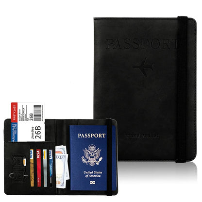 Minimalistyczne etui na paszport z gumką