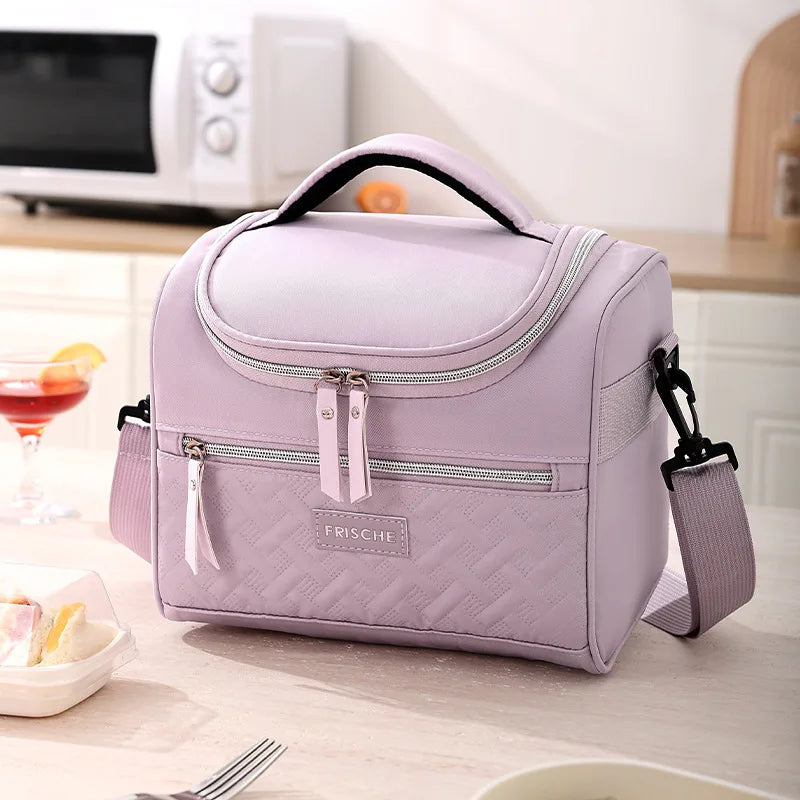 Torba na lunch z odpinanym paskiem