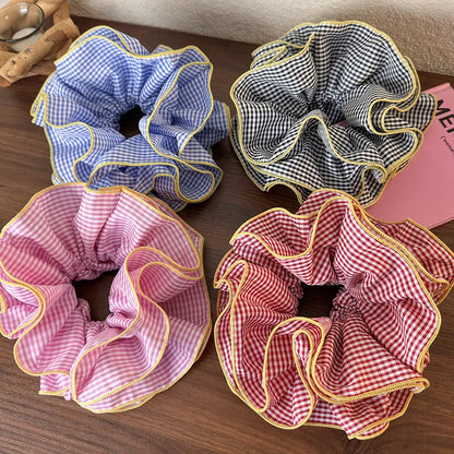 Retro kolorowe scrunchie