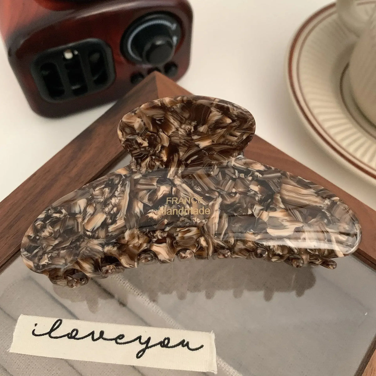 Klamra do włosów w elegancki wzór