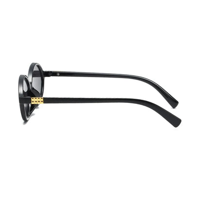 Owalne designerskie okulary przeciwsłoneczne
