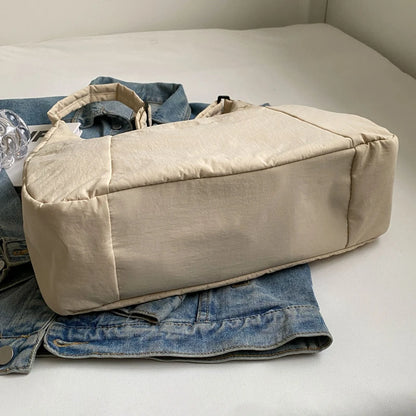 Nylonowa torba shopper z kieszenią