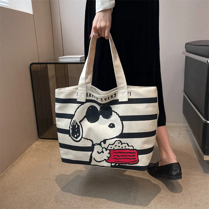 Materiałowa torba plażowa Snoopy