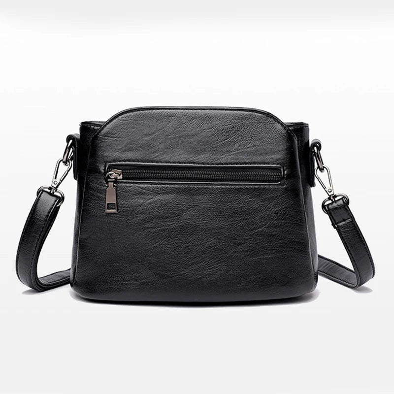 Torebka crossbody z kwadratowymi przeszyciami