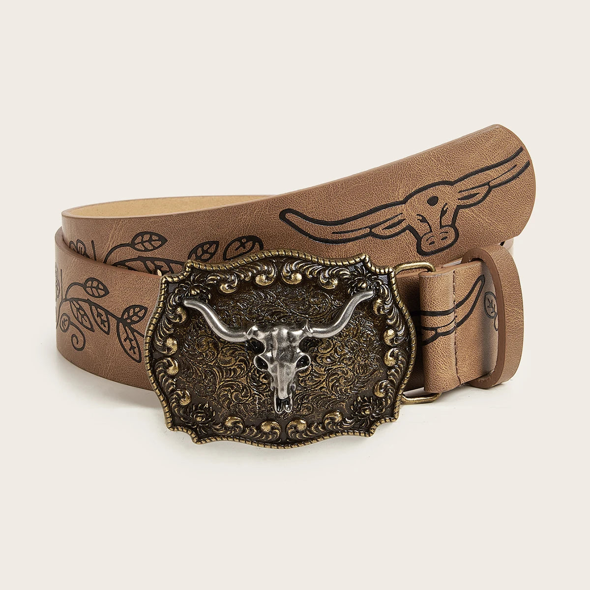 Kowbojski pasek w stylu vintage