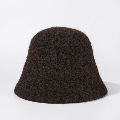 Zimowy kapelusz typu bucket