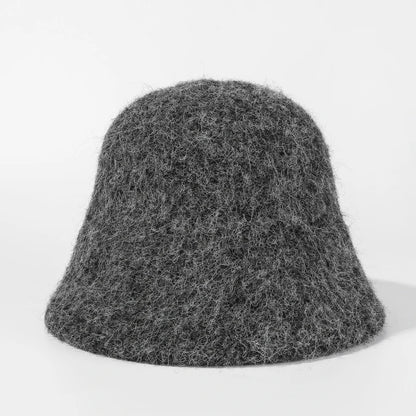 Zimowy kapelusz typu bucket