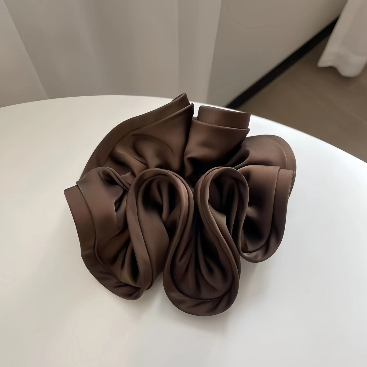 Satynowa scrunchie