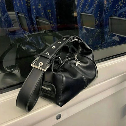Torebka Crossbody w stylu motocyklowym
