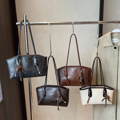 Skórzana torebka typu shopper