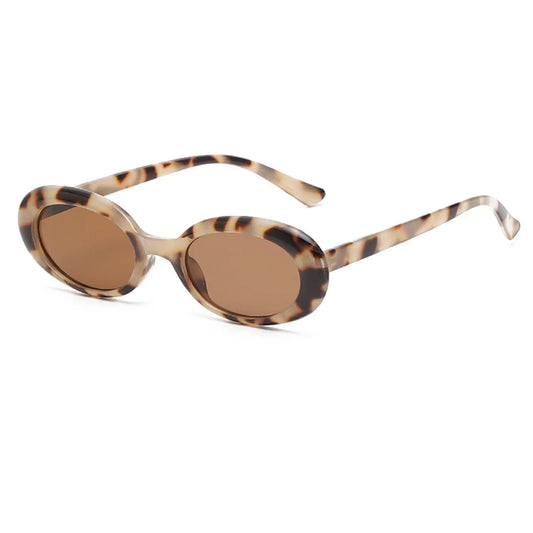 Owalne okulary przeciwsłoneczne w stylu retro