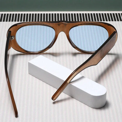 Duże designerskie okulary przeciwsłoneczne