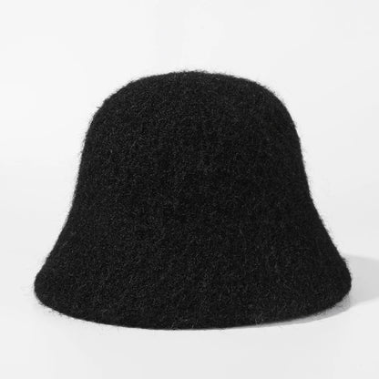 Zimowy kapelusz typu bucket