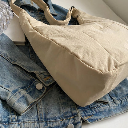 Nylonowa torba shopper z kieszenią