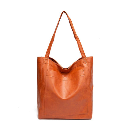 Torba typu shopper z zewnętrzną kieszenią