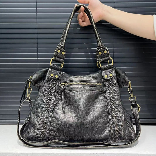 Skórzana torba w stylu Vintage
