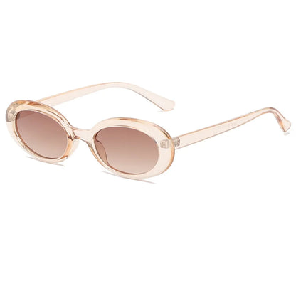Owalne okulary przeciwsłoneczne w stylu retro
