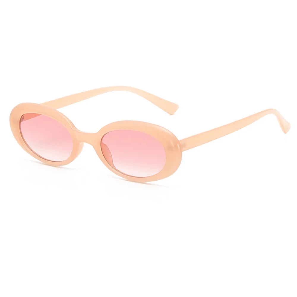 Owalne okulary przeciwsłoneczne w stylu retro