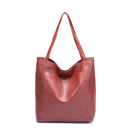 Torba typu shopper z zewnętrzną kieszenią