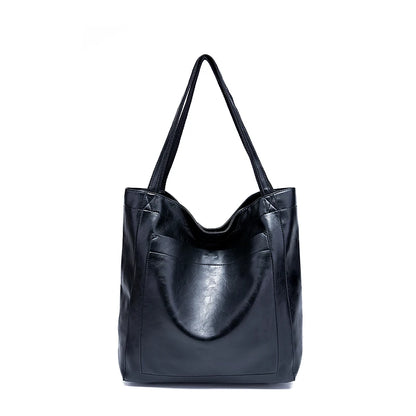 Torba typu shopper z zewnętrzną kieszenią