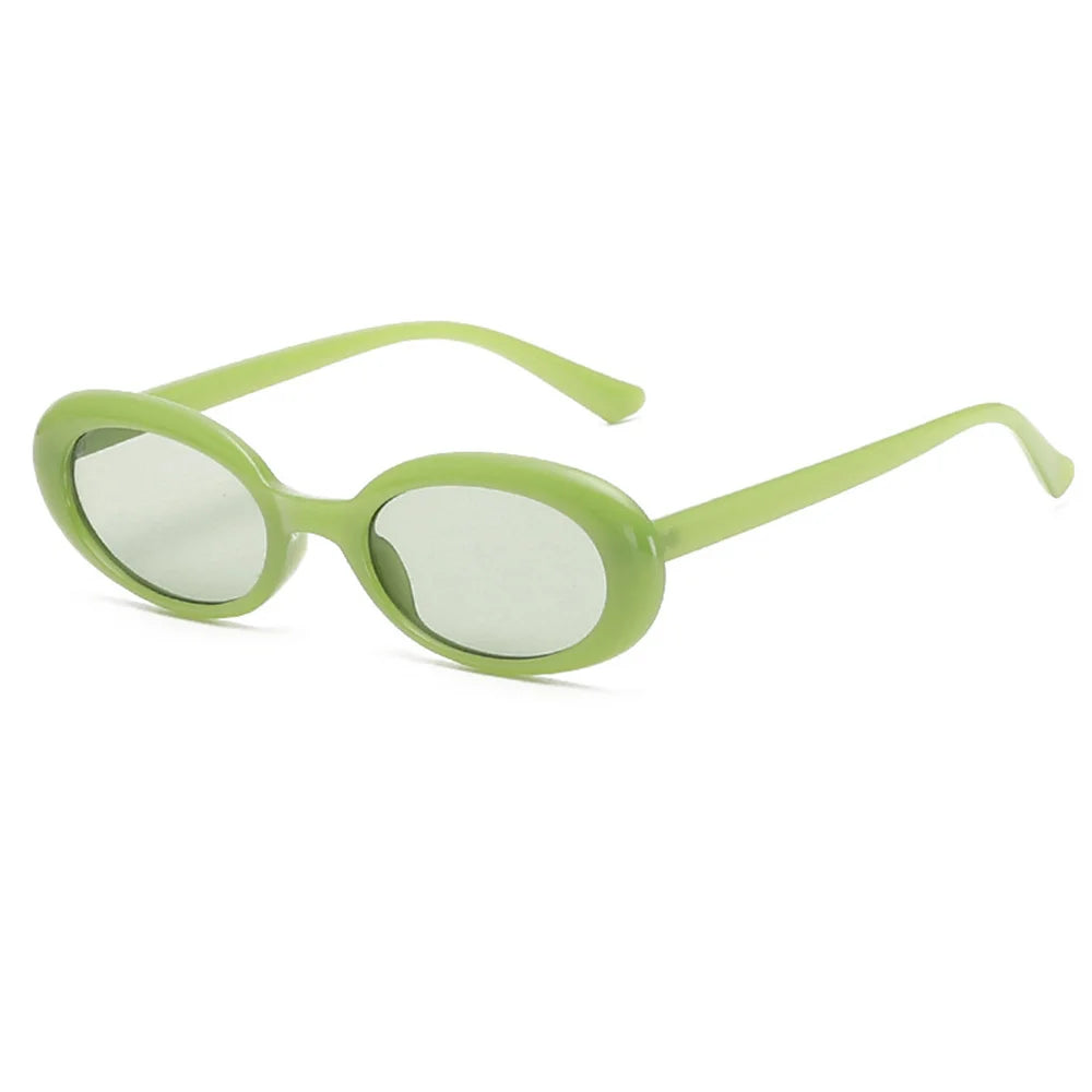 Owalne okulary przeciwsłoneczne w stylu retro