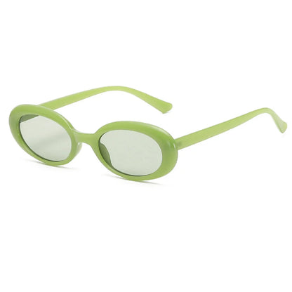 Owalne okulary przeciwsłoneczne w stylu retro