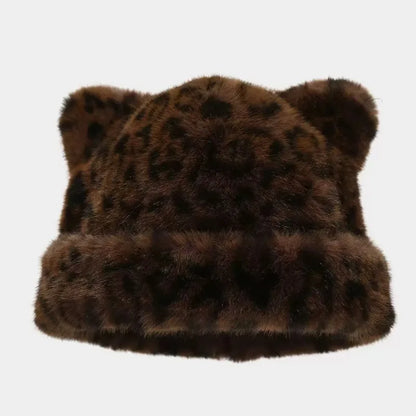 Czapka z pluszowym misiem