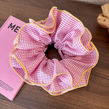 Retro kolorowe scrunchie