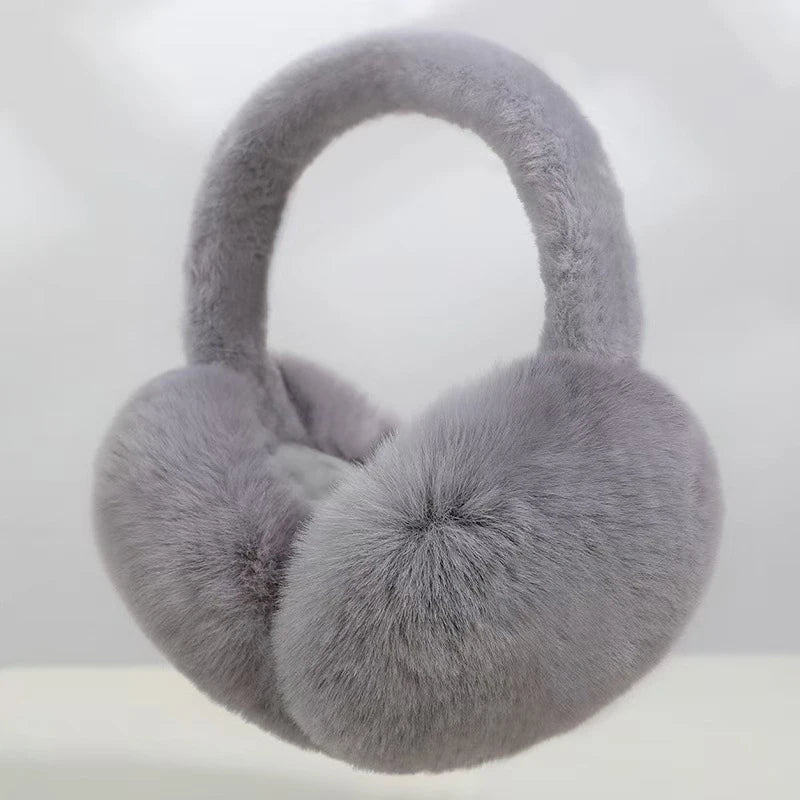 Duże futrzane nauszniki