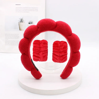 Komplet z opaską do pielęgnacji twarzy