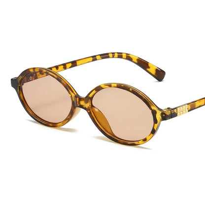 Owalne designerskie okulary przeciwsłoneczne