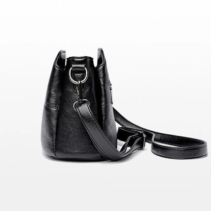 Torebka crossbody z kwadratowymi przeszyciami