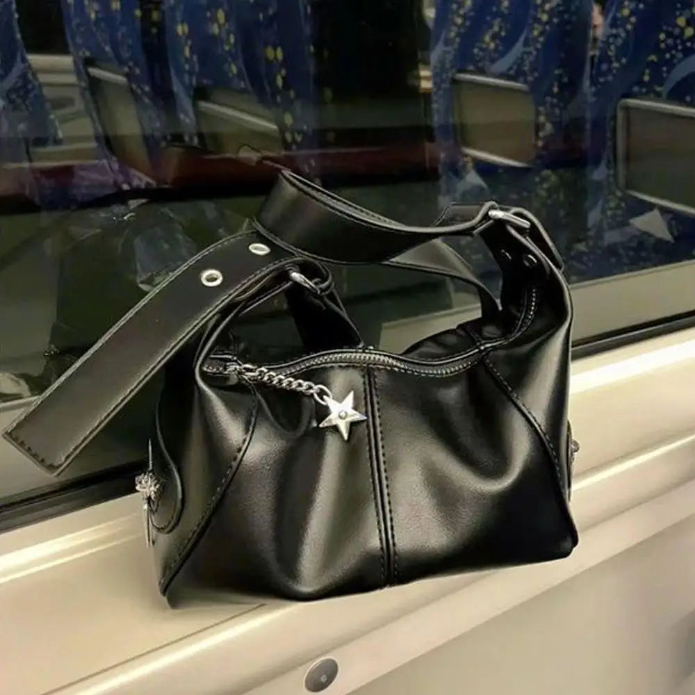 Torebka Crossbody w stylu motocyklowym