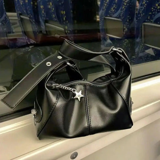 Torebka Crossbody w stylu motocyklowym
