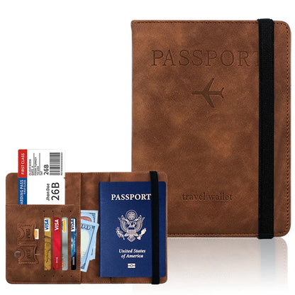 Minimalistyczne etui na paszport z gumką