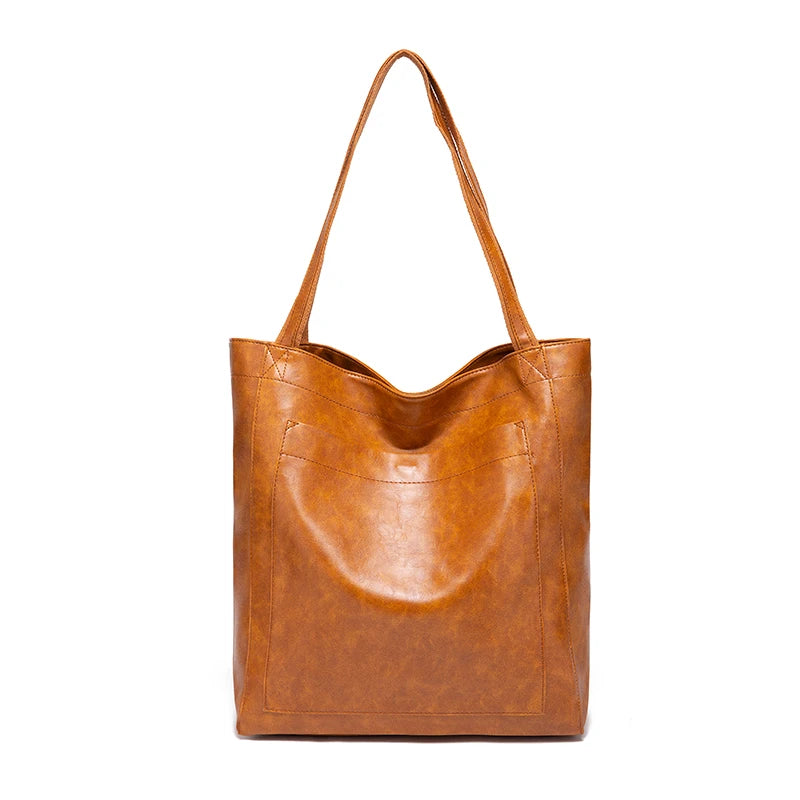 Torba typu shopper z zewnętrzną kieszenią