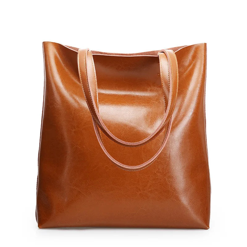 Skórzana torba shopper