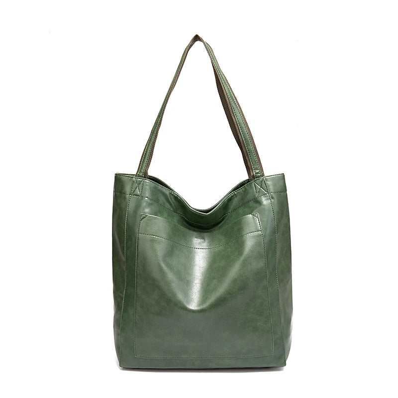 Torba typu shopper z zewnętrzną kieszenią