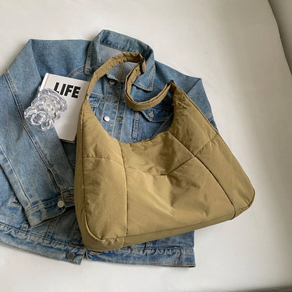 Nylonowa torba shopper z kieszenią
